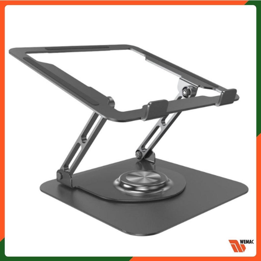 Giá đỡ để laptop stand notebook, máy tính xách tay hợp kim nhôm có thể tháo rời kiêm tản nhiệt, chân đế xoay 360 độ