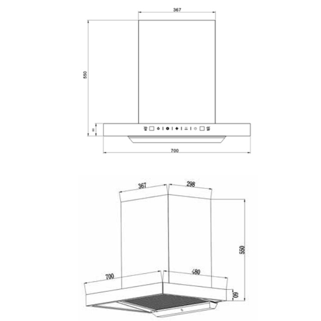 MÁY HÚT MÙI FERMI SH003