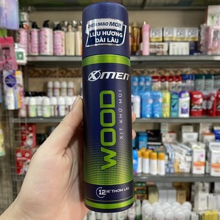 Xịt Khử Mùi Toàn Thân Xmen Xanh Wood 150ml