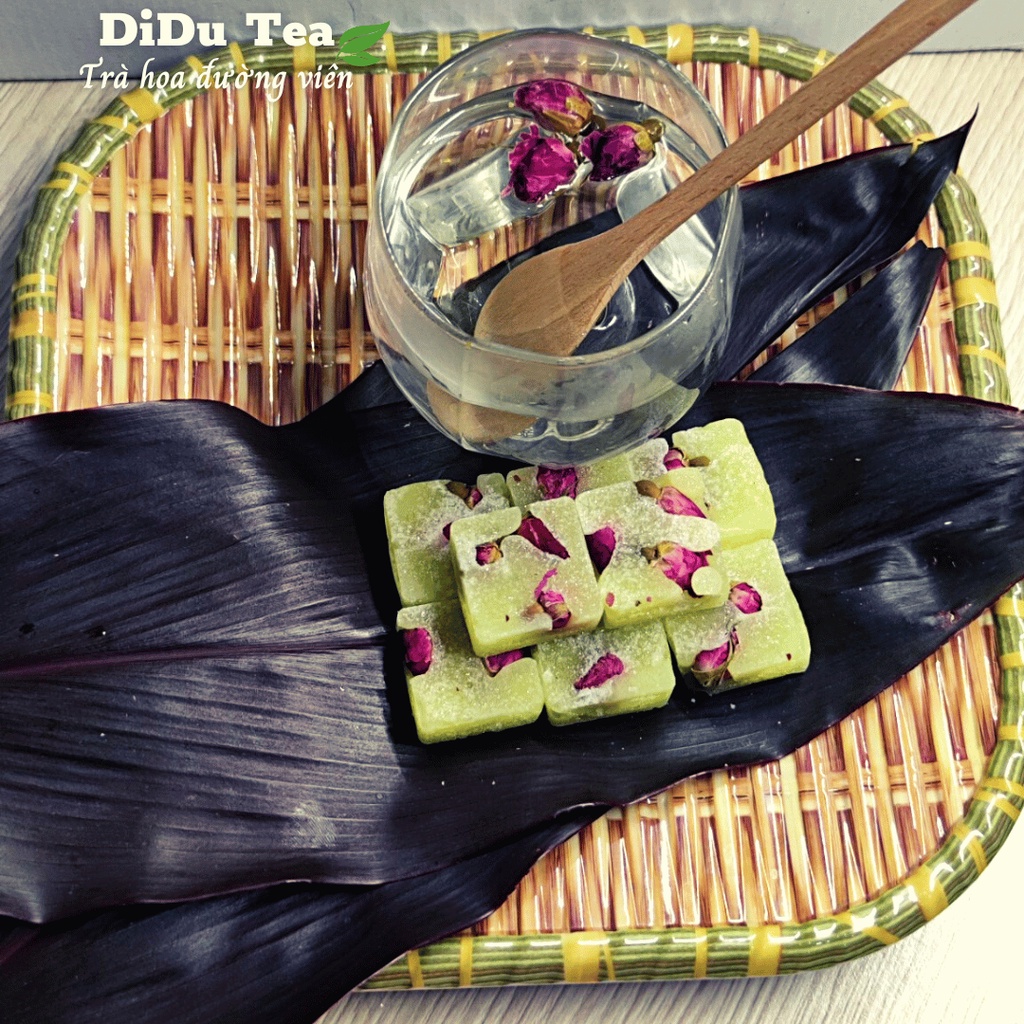 Trà hoa hồng đường phèn Didutea 1 túi trà 500gr