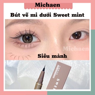 Bút kẻ mi dưới siêu mảnh Sweet Mint Eyeliner không lem nét nhỏ