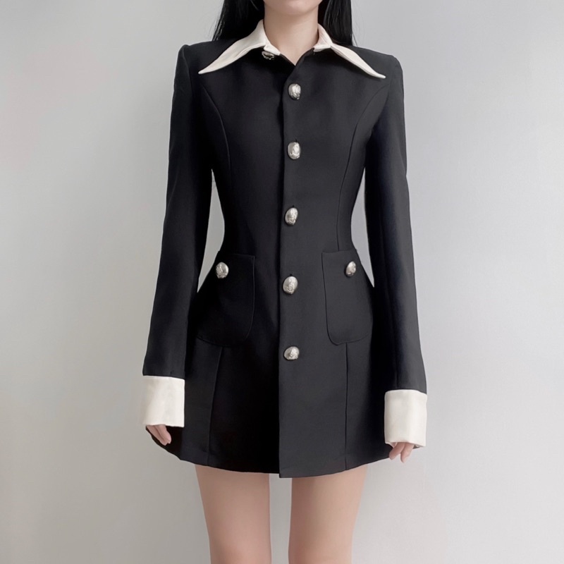 ĐẦM BLAZER NÚT VÀNG SANG CHẢNH GHALIA BLAZER