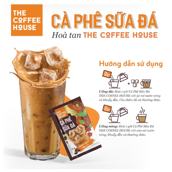 Combo 3 Hộp Cà Phê Sữa Đá Hòa Tan The Coffee House ☕  - HSD 01.2024