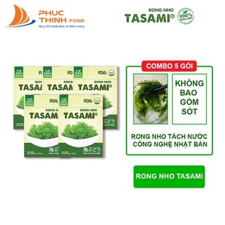 [MUA 15 GÓI TẶNG 1 GÓI] Rong Nho Tách Nước Tươi Tasami Giàu Dinh Dưỡng (không nước sốt) 20g/ gói