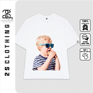 Áo Thun Tay Lỡ 2s Clothing Áo Phông Unisex Nam Nữ Cotton Oversize Form Rộng Giá Rẻ In Thủy Thủ Mặt Trăng Phản Quang TV66