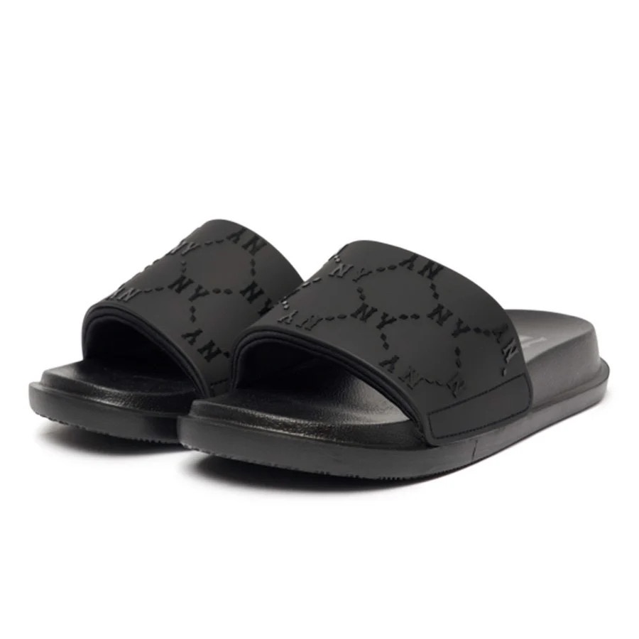 Dép MLB Mound Dia MONOGRAM - màu Đen - Code: 3ALPAC1-50BKS