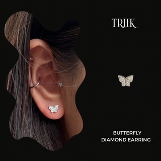 Khuyên tai đá - Butterfly Diamond Earring 04