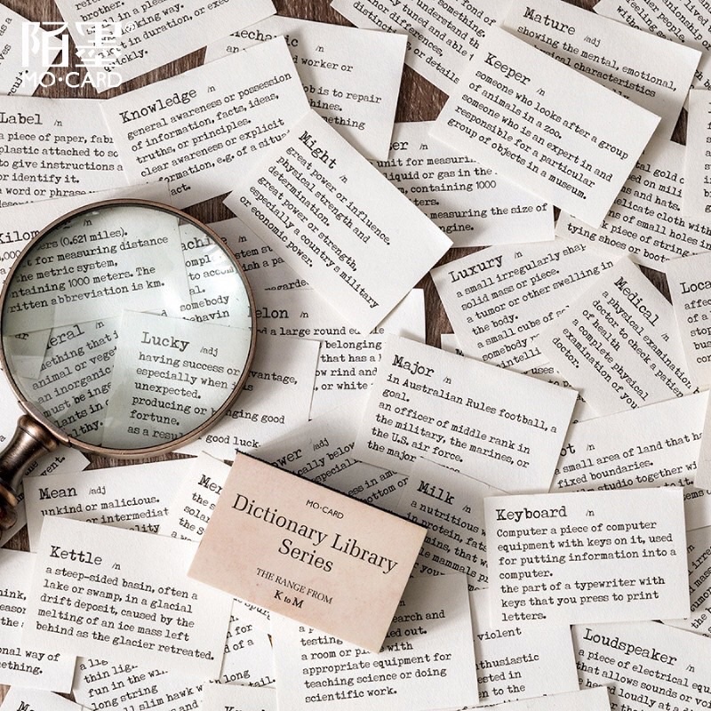Cuốn Từ Điển Mini Vintage Trang Trí Decor Sổ Tay, Bullet Journal