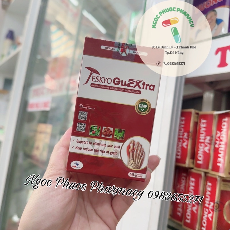 Jeskyo GuExtra thực phẩm bảo vệ sức khoẻ cho người bệnh Gout