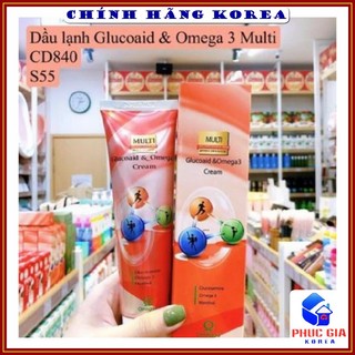 Dầu Lạnh Hàn Quốc Glucosamine & Omega3, Tuýp 165ml