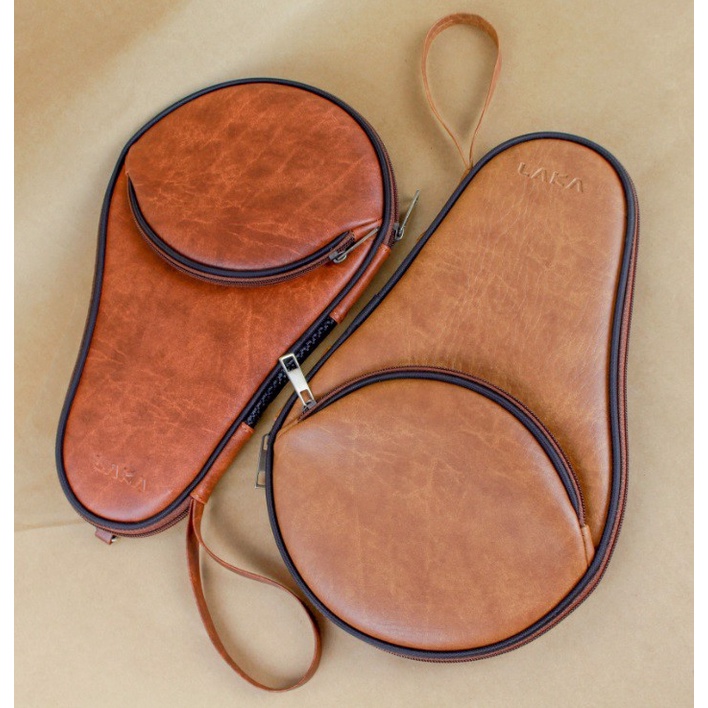 Bao Da đựng vợt bóng bàn Cao cấp + Tặng 01 Bao đựng bóng bàn Da cao cấp