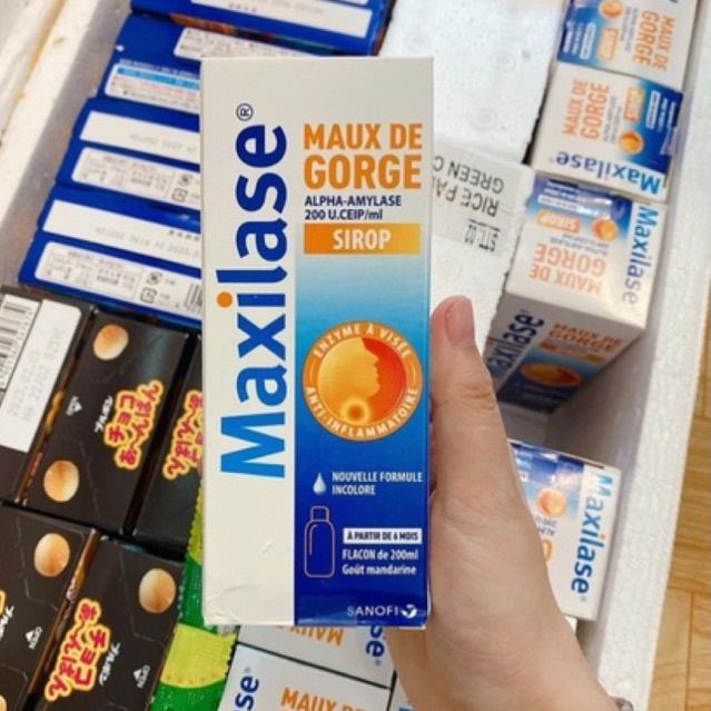Siro Trái Cây Sanofii Maxilase Pháp Cho Bé