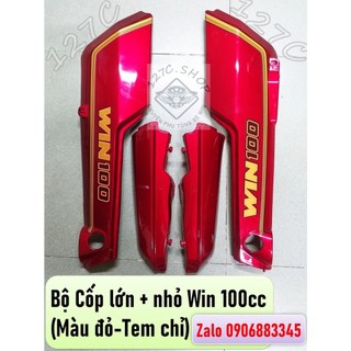 [HCM] Bộ cốp lớn + nhỏ Win 100cc (Đỏ hoặc Đen)