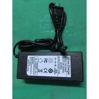 Adapter dc 54.6v 2a sạc pin li-ion 13s 48v 2a