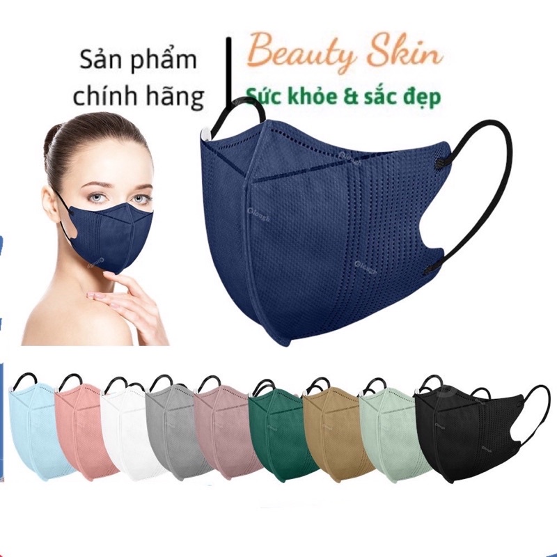[Túi 10 Cái] Khẩu Trang 5D Mask  An Phong Nhiều Màu Hàng Hottrend CAREION