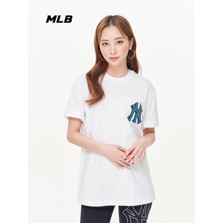 ❤❤❤ Áo Thun Ngắn Tay In Chữ MLB Thời Trang Cho Nam Nữ