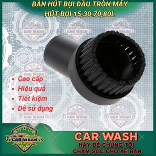 Đầu chổi tròn máy hút bụi 40mm, đầu bàn chải tròn thay thế máy hút bụi 30L,70L,80L