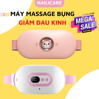 Đai massage bụng kinh giảm đau bụng kinh nguyệt daiki, máy masage giảm đau đeo thời kì đèn đỏ hỗ trợ giảm đau