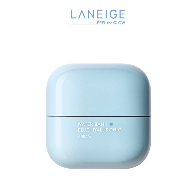 Full box Kem Dưỡng Ẩm Dành Cho Da Dầu Và Da Hỗn Hợp Laneige Water Bank Blue HA Cream Oily 25ml/50ml - chính hãng