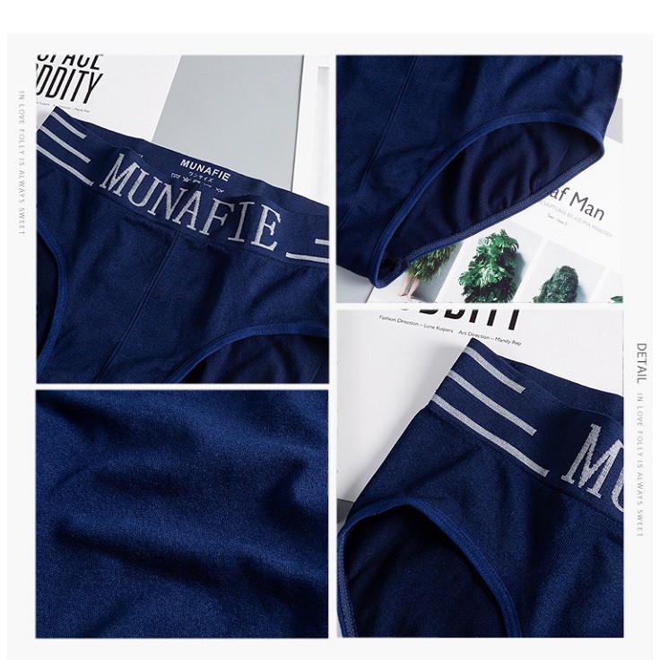 Quần boxer nam GOZIN quần sịp đùi nam cotton cạp to freesize không hằn viền màu ngẫu nhiên