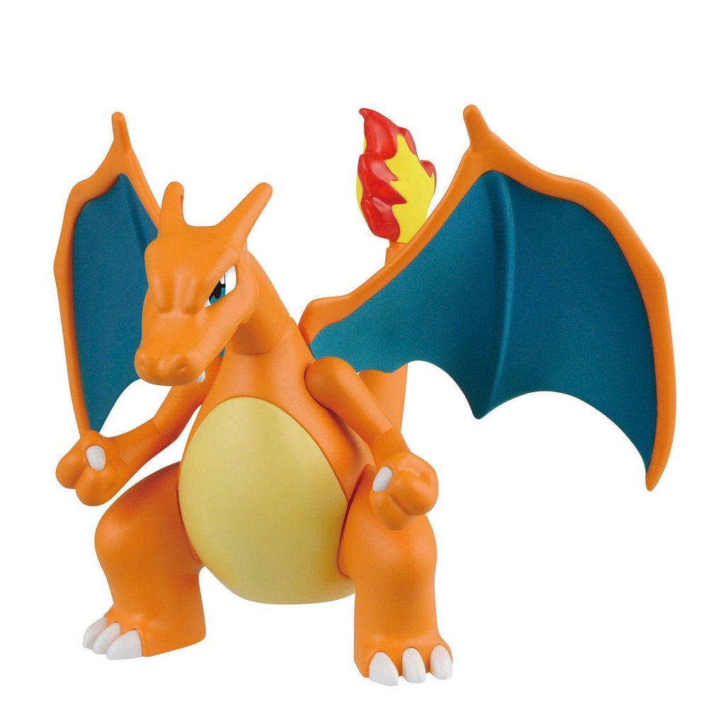 Mô hình Charizard & Kairyu VS Battle Ver chính hãng Bandai Pokemon có khớp cử động Model Collection 43 Pokepla Select