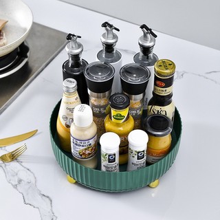 Khay đa năng xoay 360 độ, Khay đựng đồ thông mình, Khay để gia vị nhà bếp, Khay đựng bánh kẹo, hoa quả Mã KE11DN