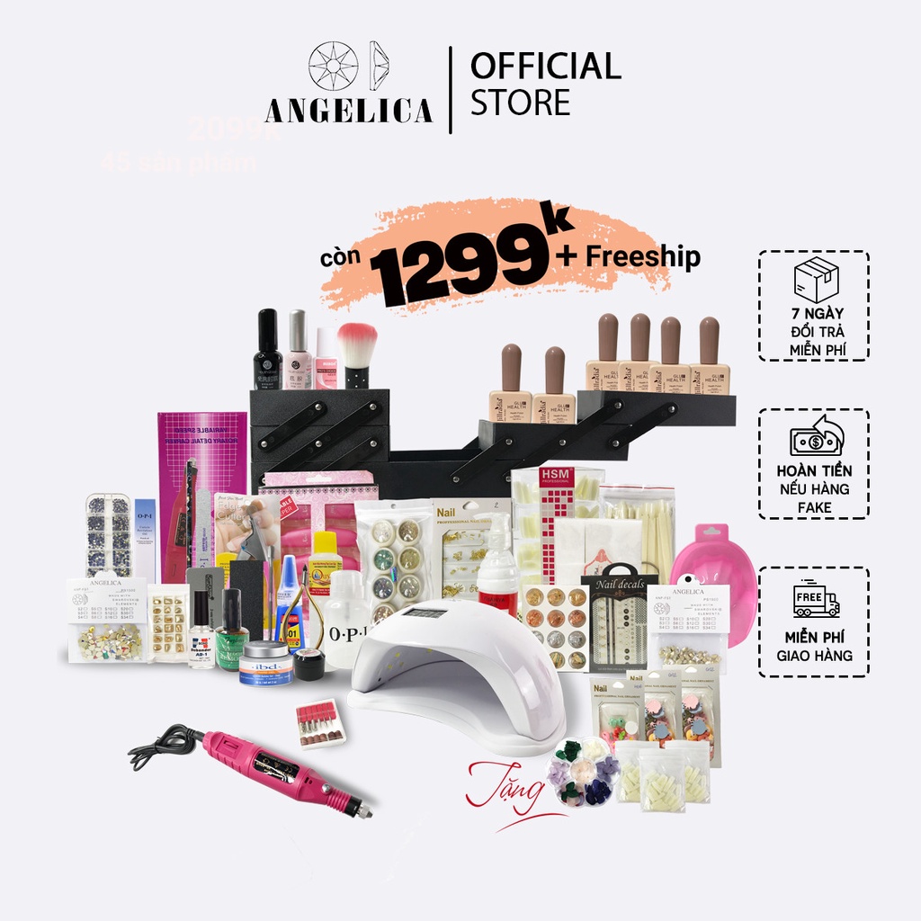 Combo Nail Cơ Bản - Bộ Làm Móng Cho Người Mới Bắt Đầu ANGELICA