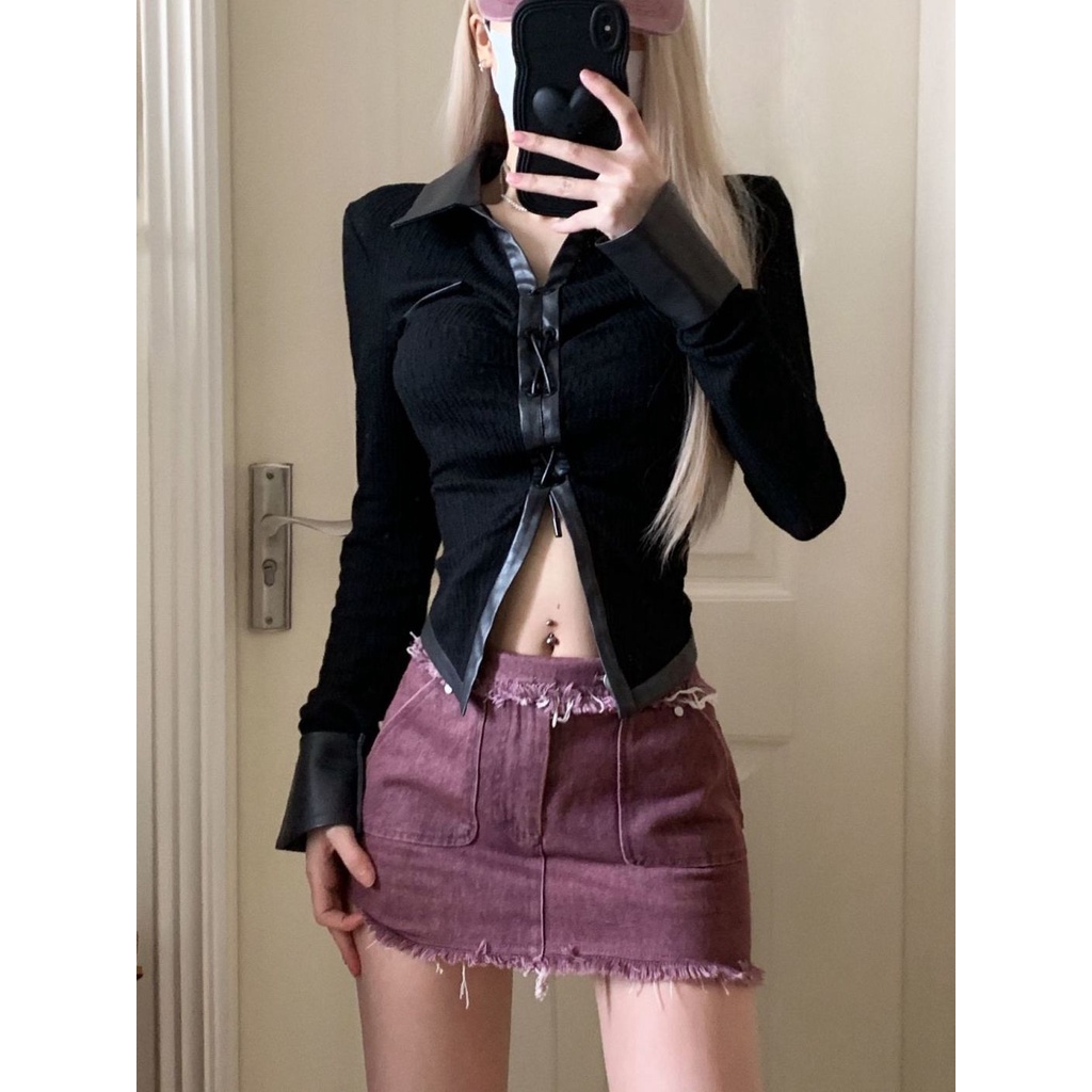 Chân váy denim JSC lưng cao phong cách Hàn Quốc thời trang cho nữ