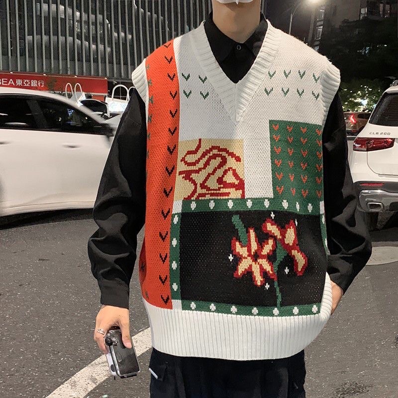 Áo Gile Hoạ Tiết Nhiều Màu Sắc Unisex