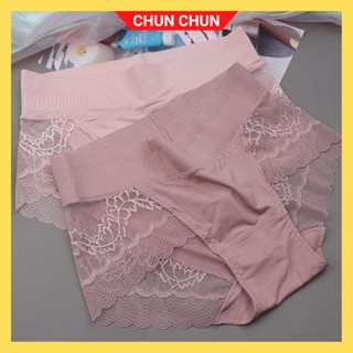 Quần Lót 8889 Gen Bụng Cạp Lưng Cao Ôm Bụng Nâng Mông CHUNCHUN M21, Quần Chíp Nữ Chất Cotton Phối Ren Loại 1.
