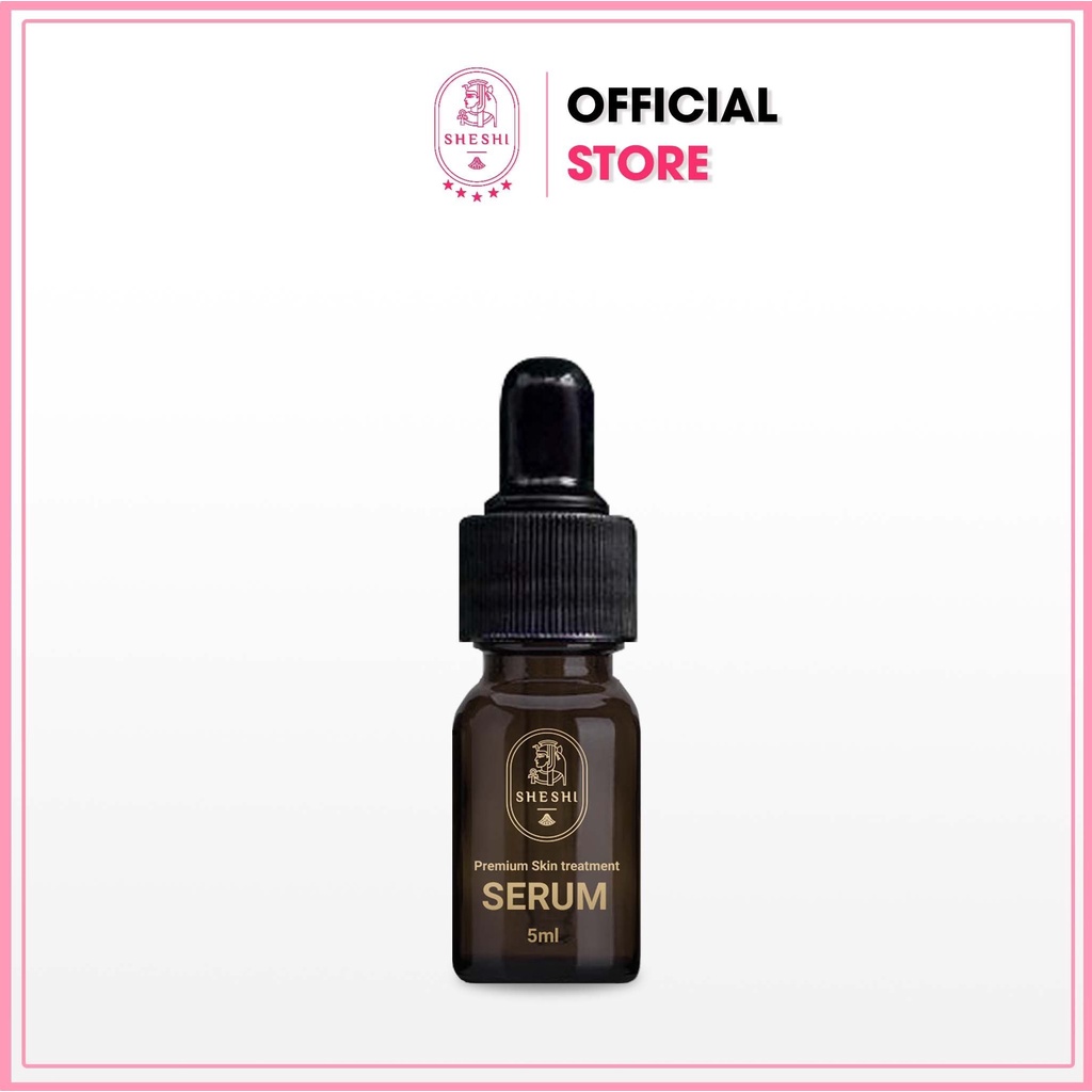 Serum giảm mụn phục hồi da SHESHI giảm mụn bọc, mụn trứng cá, mờ thâm, Trắng da, căng bóng, không ngứa rát, mờ nám.