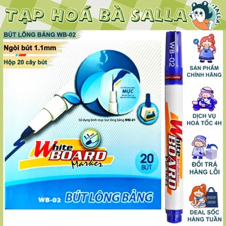 Hộp 20 cây bút lông bảng nhỏ màu xanh ( TL - WB02 )