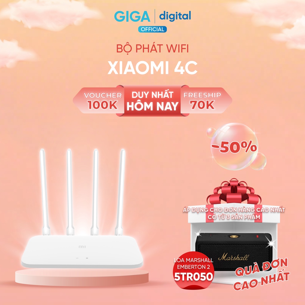 Bộ phát Wifi Xiaomi Router 4C (Mi Router 4C R4CM)