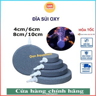 Đĩa sủi Oxy siêu mịn hồ cá 12cm, Đĩa sủi đá bể cá
