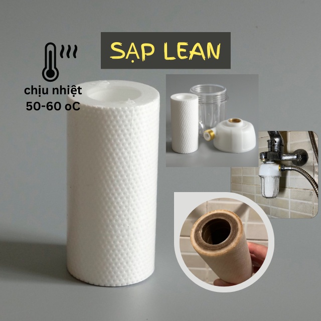 Combo 3 lõi lọc nước sinh hoạt, lõi lọc bông dành cho đầu lọc tại nguồn RS04