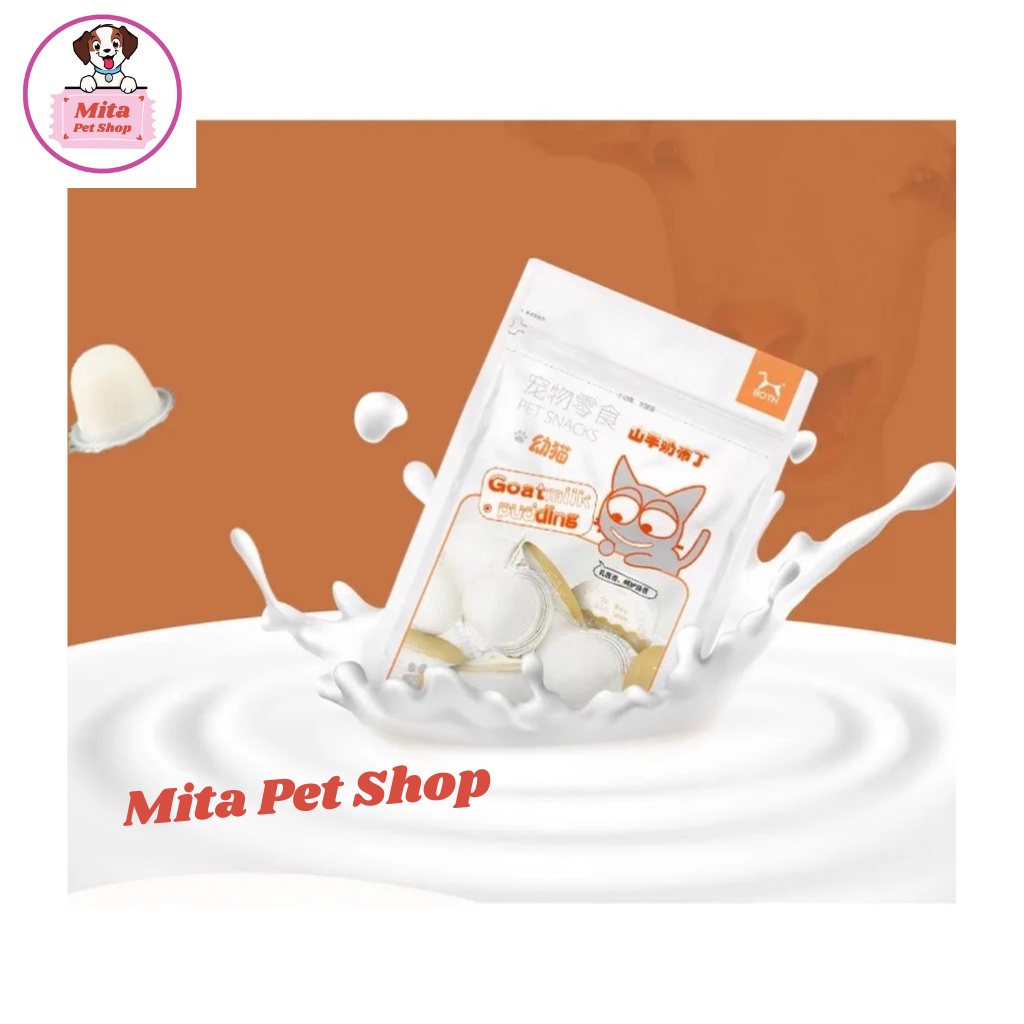 Pudding Thạch Rau Câu Sữa Dê Cho Chó Mèo - Bổ Sung Canxi