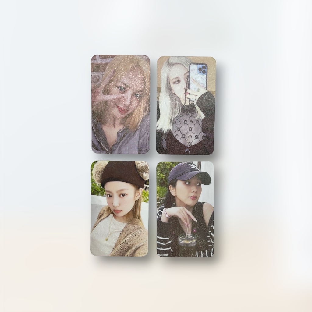 BLACKPINK SHUTDOWN BORN PINK - LOMO Ver 1 - Giấy Cứng C300 - Cán Màng Bảo Vệ