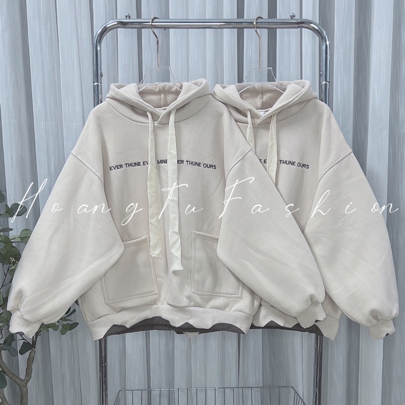 Áo hoodie nỉ bông Shop No.17 chữ thêu M673