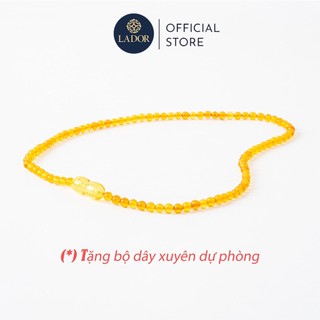  Vòng cổ Amber màu cam hạt mini chuẩn tự nhiên cho bé - Trang sức Lador - LD00018