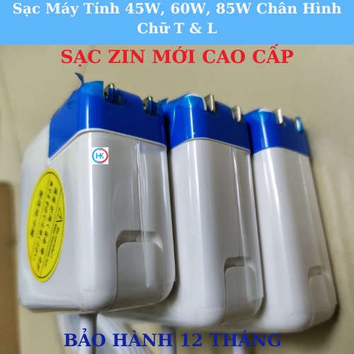 Sạc Laptop Công Suất 45W 60W 85W Chân T Và L Đời Máy 2012 2013 2014 2015 2016 2017 2018