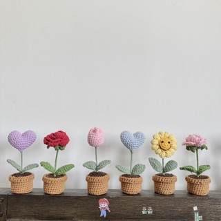 [CÓ SẴN] CHẬU HOA ĐỂ BÀN SIZE 15cm. ĐỨNG ĐƯỢC