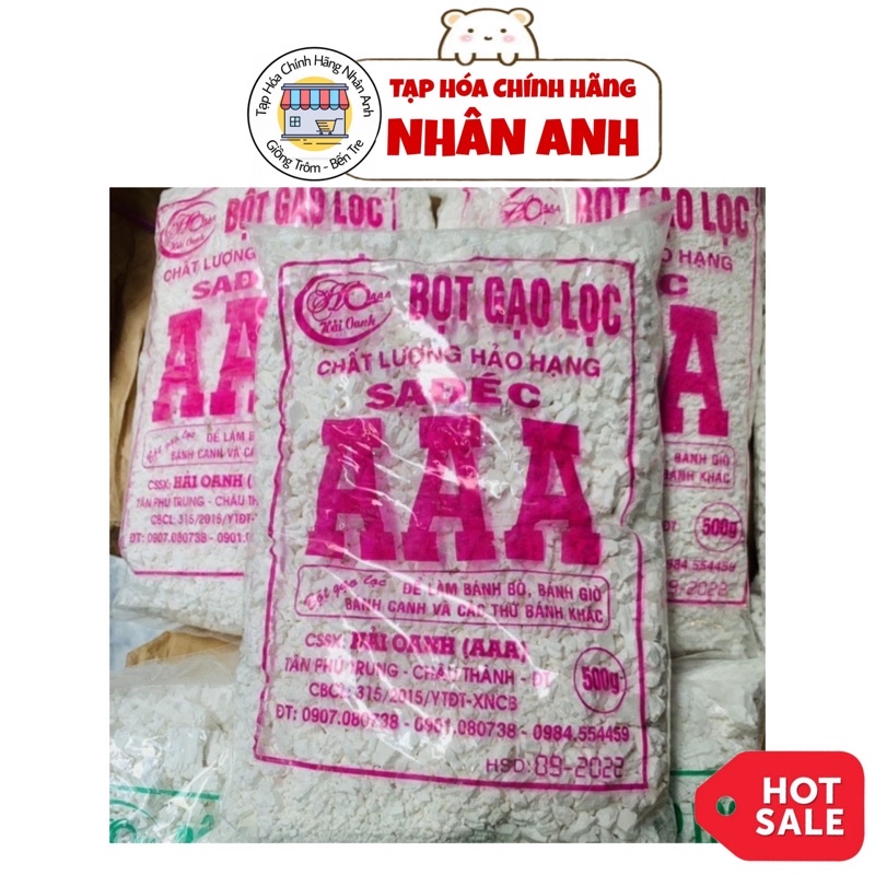 Bột Gạo Sa Đéc Dẻo Dai Ngon Mịn 500gr