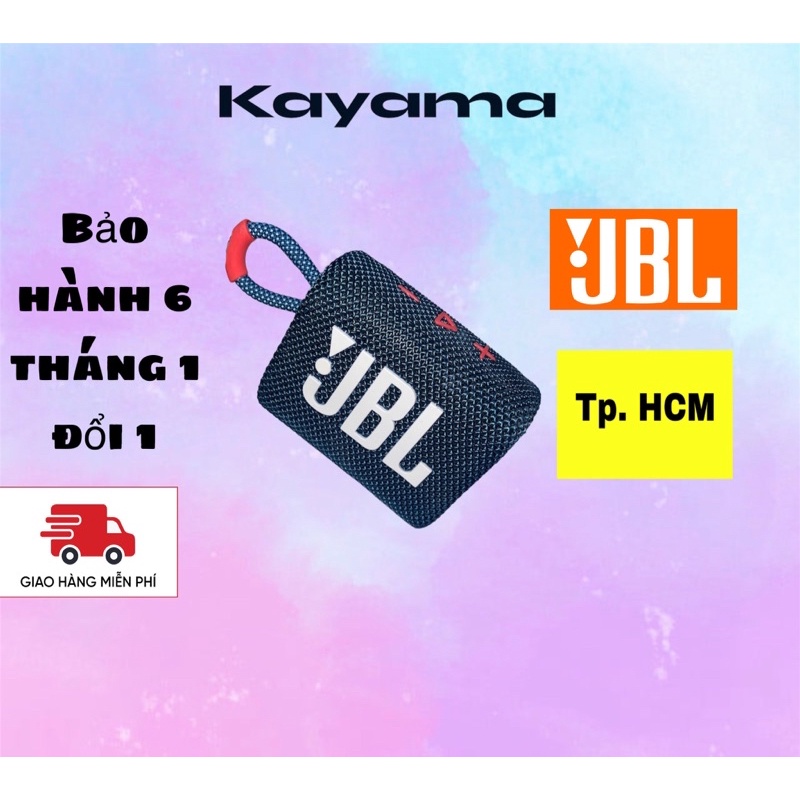 Loa bluetooth JBL Go 3 ,có mã vạch (fullbox new 100%) loa mini kháng nước chống bụi cao cấp JBL GO3