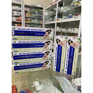 Sữa rửa mặt truyền trắng acnes skin care - giúp sạch da , giữ ẩm, ngăn ngừa mụn , chống nhờn