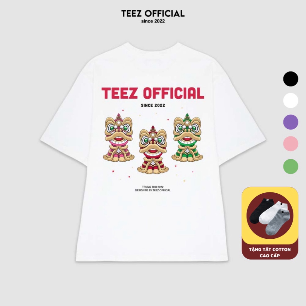 Áo Thun Unisex Nam Nữ TEEZ - TZ1069 Form Rộng Tay Lỡ Freesize - Hàng mới về