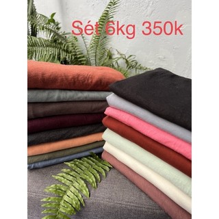 Sét thun lụa 100% Cotton co dãn 2 chiều và  4 chiều (Sét 6kg 350k)