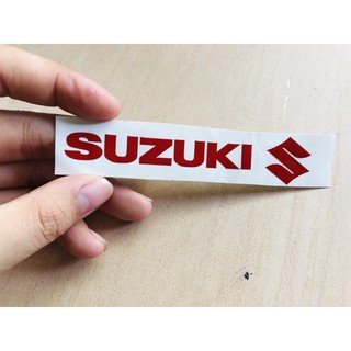 Chữ suzuki lon bô đỏ dạ quang