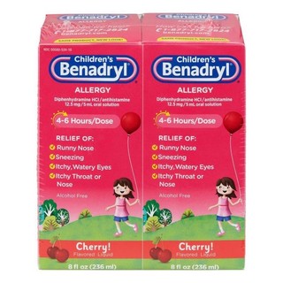 Siro chống dị ứng benadryl cho trẻ em - hàng nhập mỹ🇺🇸