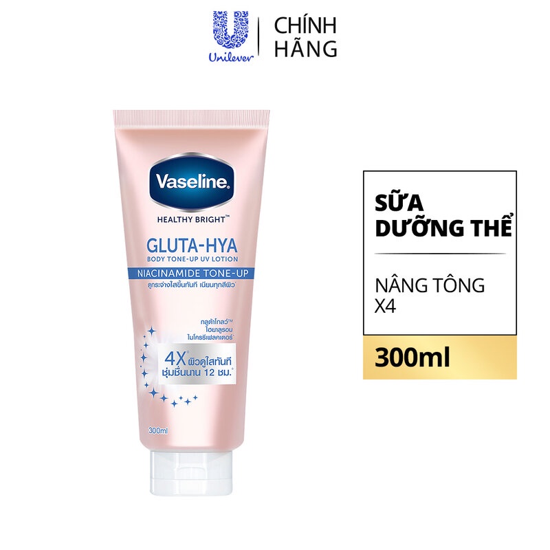 [Nội Địa Thái] Sữa Dưỡng Thể Dưỡng Trắng Da Toàn Thân Vaseline 10X Healthy Bright Gluta HYA Thái Lan 260-300-330ml Body | BigBuy360 - bigbuy360.vn