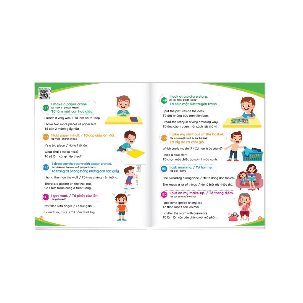 Sách - 900 Câu giao tiếp Tiếng Anh thông dụng - Cẩm nang cho mẹ cùng con học Tiếng Anh mỗi ngày - Kèm file nghe